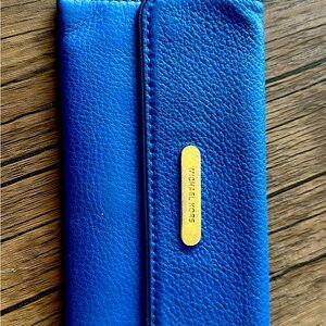 Blue Michael kors wallet